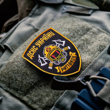 Шеврон на липучці ДСНС Рятівник 7х9 см вишитий патч нашивка