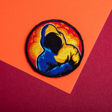 Шеврон нашивка з липучкою Миколаївський Ваньок, Николаевский Ванек 8 см, вишитий патч