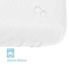 Наматрацник дитячий 60х120х15 см PAPAELLA захисний непромокальний в дитяче ліжечко натяжний з бортом бавовна