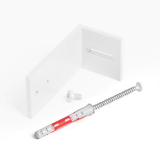 Кронштейн настінний до стельового карнизу білій