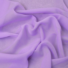 Тканина шифон Мульти 70 г/м2 150 см напівпрозора, легка, повітряна для суконь, блузок і аксесуарів бузок