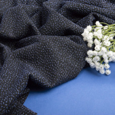 Тканина трикотаж Голді блиск синій