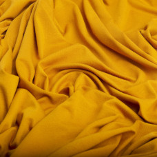 Тканина трикотаж віскоза Валенсія гірчиця