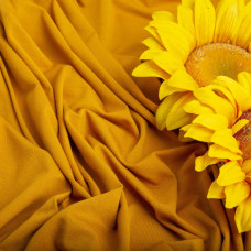 Тканина трикотаж віскоза Валенсія гірчиця