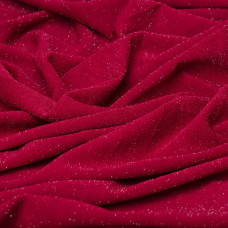 Тканина трикотаж Мона з металіком V-6 гранат