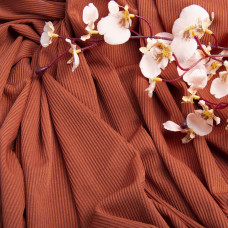 Тканина трикотаж Ріко теракот