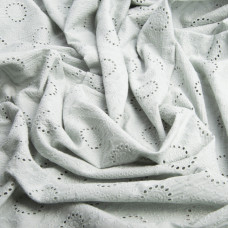 Тканина плательна бавовна батист прошва Діана полин