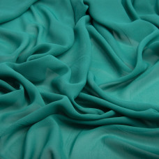 Тканина плательна шифон Sheila смарагд