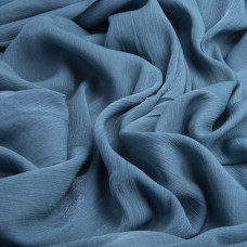 Тканина шифон блиск Сандрікс однотонна синьо зелений