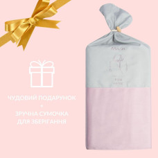 Підковдра 200x220 см сатин бавовна IDEIA в упаковці пудра натуральна тканина