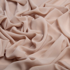 Тканина плательна шифон Sheila темний беж