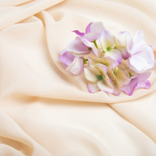 Тканина плательна шифон Sheila айворі