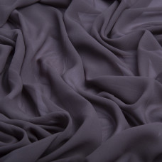 Тканина шифон Shela сіро/хакі