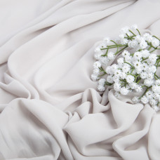 Тканина плательна шифон Sheila світло сірий