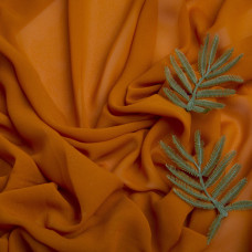 Тканина плательна шифон Sheila рудий