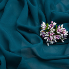 Тканина шифон Мульті 80 гр/м2 150 см напівпрозора, легка, повітряна для суконь, блузок та аксесуарів мор бриз