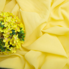 Тканина шифон Мосс креп лимон