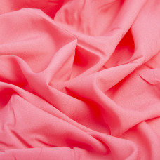 Тканина шифон Мосс креп світлий корал