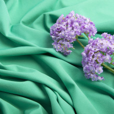 Тканина шифон Мосс креп V-9 т/бірюза