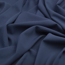 Тканина шифон Мосс креп темний денім