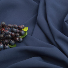 Тканина шифон Мосс креп темний денім