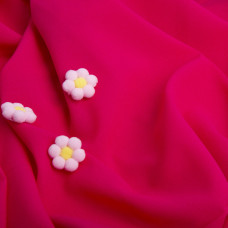 Тканина шифон Мосс креп малина