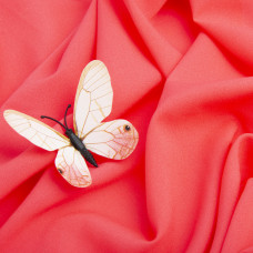 Тканина шифон Мосс креп корал