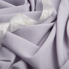 Тканина шифон Мосс креп світло сірий