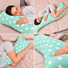 Наволочка для подушки S-Form IDEIA 40х130 см з блискавкою бязь бавовна м'ята натуральна тканина