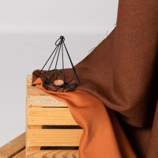 Тканина портьєрна однотонна Блекаут Oreo V-134 теракот