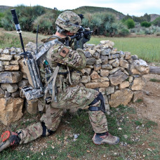 Набір шевронів 2 шт з липучкою Череп Карателя Punisher беж койот 5х8 см вишитий патч нашивка