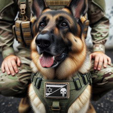 Набір шевронів 2 шт на липучці Ізраїль та Череп Карателя Punisher 5х8 см патч нашивка Ізраїлю та Каратель