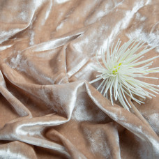 Тканина Оксамит Li св/беж