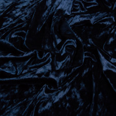 Тканина Оксамит Li V-19 т/синій №2