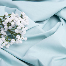 Тканина бязь ранфорс для постільної білизни, бавовна 130 гр/м2, 240 см V-75 м'ятно сірий