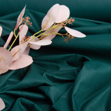 Тканина бязь ранфорс для постільної білизни 2,4 м V-94 т/зелений