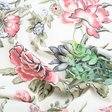 Тканина декоративна Прем'єр Жастин з водовідштовхувальним просоченням V-003 рожева