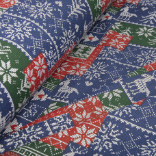 Тканина декоративна Прем'єр Dark орнамент