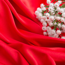 Тканина плательна Atlas Lux червоний