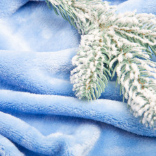 Тканина махрове полотно Велсофт блакитне