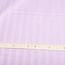 Тканина сатин для постільної білизни в смужку 1 см V-23 св/бузок натуральна бавовна жакард