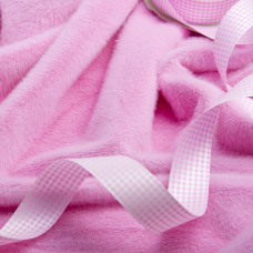 Тканина хутро штучне Барбі рожеве