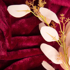 Тканина махрове полотно Велсофт вишня