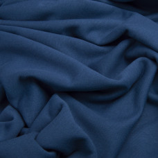 Тканина трикотаж трьохнитка петля Сезон т/денім синя тепла для спортивного одягу