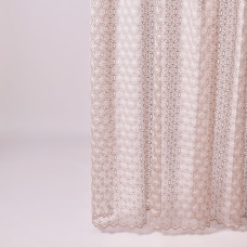 Тканина тюль сітка з вишивкою Куля V-pudra