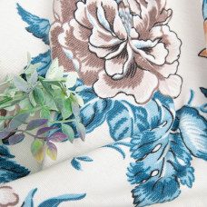 Тканина декоративна Прем'єр Жастин з водовідштовхувальним просоченням V-002 блакитна