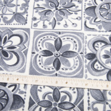 Тканина декоративна Прем'єр Венеція з водовідштовхувальним просоченням V-001 сіра