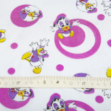 Тканина ситець дитячий Макдональд рожевий