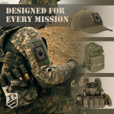 Набір шевронів 2 шт на липучці «Карта Король Чирв», Король, хакі, вишита нашивка, патч з липучкою