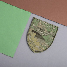 Шеврон нашивка на липучці Поліція спеціального призначення мультикам 8х9,5 см вишитий патч